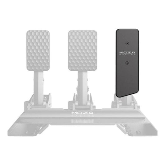 Placa de montaje de pedal Moza RS073 aluminio negro 60 mm x 185 mm