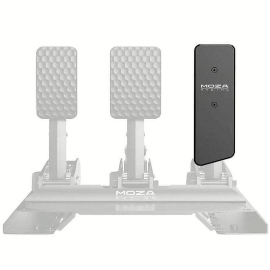 Placa de montaje de pedal Moza RS073 aluminio negro 60 mm x 185 mm