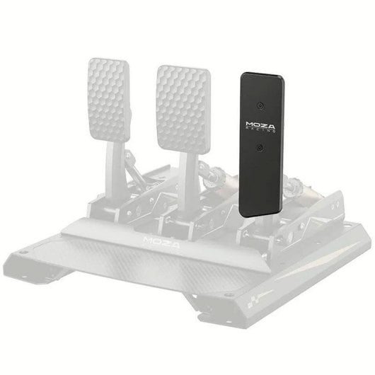 Placa de montaje de pedal Moza RS073 aluminio negro 60 mm x 185 mm