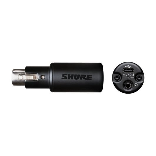 Audio-Interface Shure MVX2U XLR USB Typ-C Desktop Kompakt LED-Status