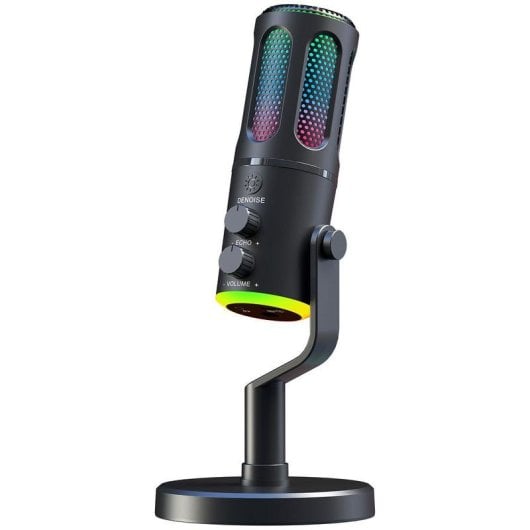 Microfono The G-Lab K-MIC-NEON USB cardioide RGB con controllo volume