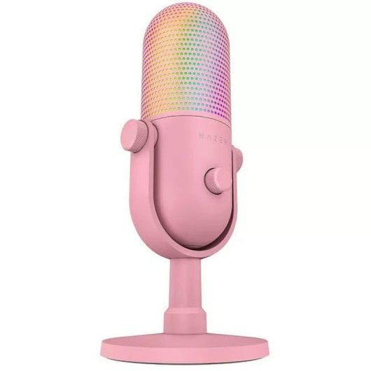 Mikrofon Razer Seiren V3 Chroma USB Superniere Tap-to-Mute RGB Pink