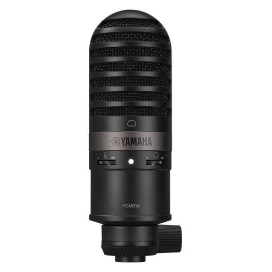 Microphone Yamaha YCM01U USB cardioïde noir avec contrôle volume