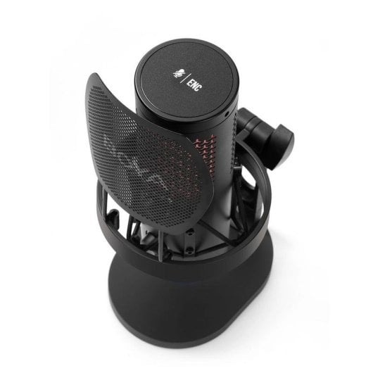 Micrófono Boya K5 USB-C inalámbrico cardioide con RGB y cancelación de ruido