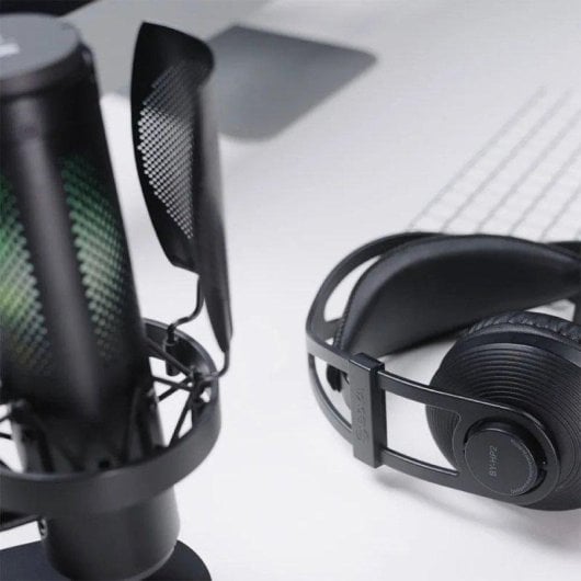 Microphone BOYA K3 USB Supercardioïde RGB Monitoring Antibruit