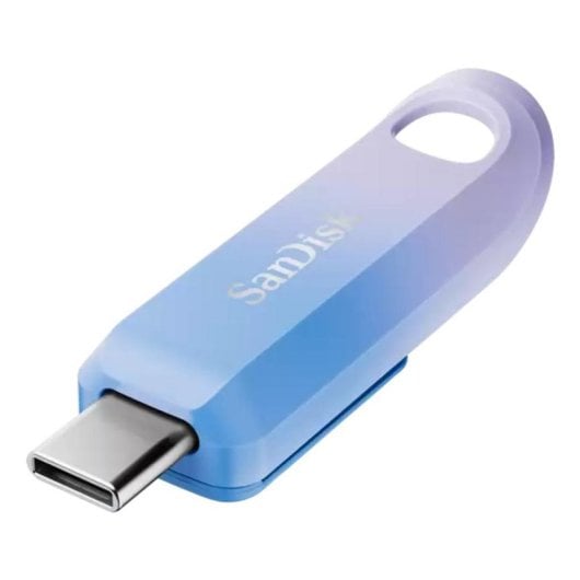 Unidade flash USB Sandisk SDCZ75C-1T00-G46 1TB USB-C 400MB/s Azul Lilás