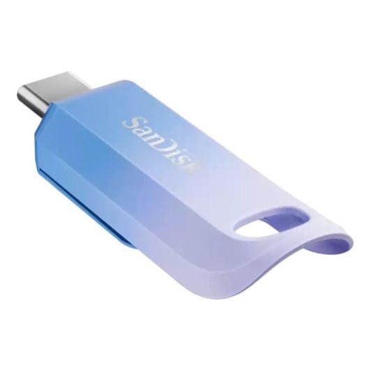 Unidade flash USB Sandisk SDCZ75C-1T00-G46 1TB USB-C 400MB/s Azul Lilás