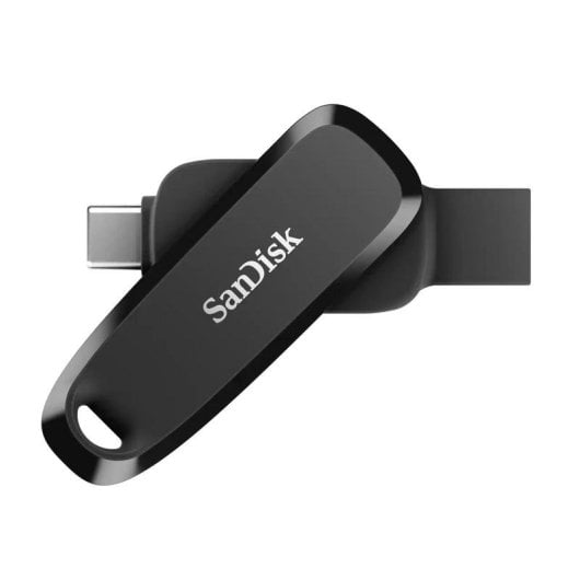 Unidade flash Sandisk SDDDC6-128G-G46 128GB USB-C/USB-A 3.2 Preto