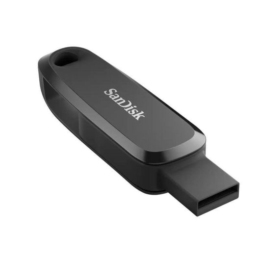 Clé USB Sandisk SDDDC6-128G-G46 128 Go USB-C/USB-A 100 Mo/s Noir