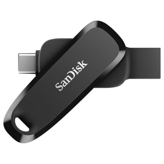 Clé USB Sandisk SDDDC6-128G-G46 128 Go USB-C/USB-A 100 Mo/s Noir