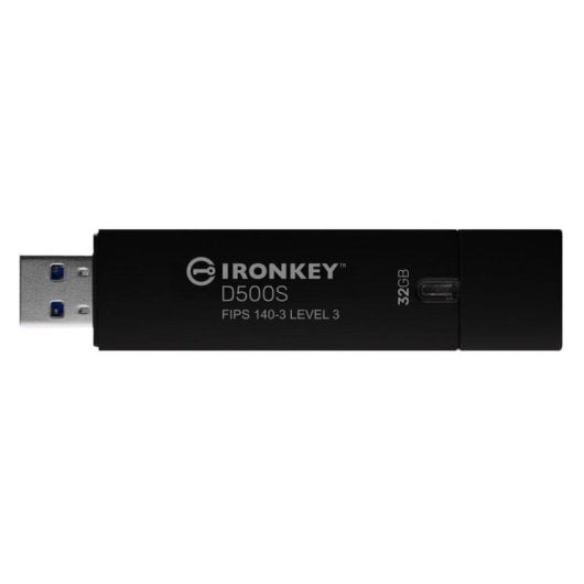 USB-Stick Kingston IronKey D500S 32GB FIPS 140-3 AES-256 Zinc wasserdicht