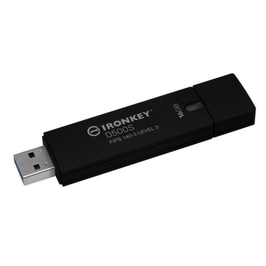 USB-Stick Kingston IronKey D500S 16GB militärische Verschlüsselung FIPS 140-3 Zink
