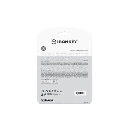 Unidad flash USB Kingston IronKey Vault Privacy 50 64GB cifrado AES-256 FIPS 197