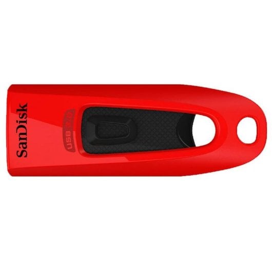 Pen USB Sandisk SDCZ48-064G-U46R Ultra 64GB USB 3.2 Capless Vermelho