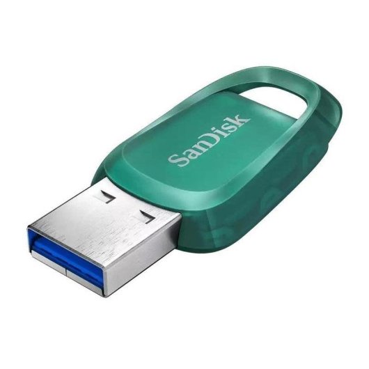 Unidad flash USB SanDisk Ultra Eco 64 GB USB 3.2 Gen 1 Verde sin tapa