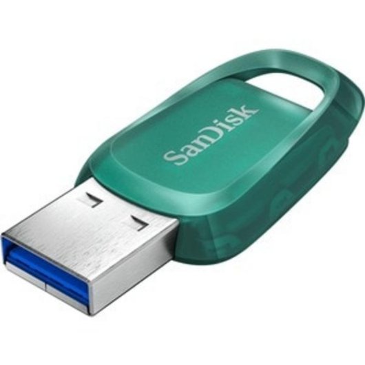 Unidad flash USB SanDisk Ultra Eco 64 GB USB 3.2 Gen 1 Verde sin tapa