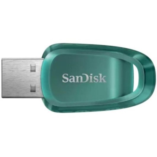 Unidad flash USB SanDisk Ultra Eco 64 GB USB 3.2 Gen 1 Verde sin tapa