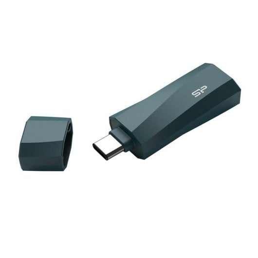 Clé USB Silicon Power Mobile C07 64 Go USB-C Bleue transfert rapide