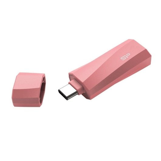 Clé USB Silicon Power Mobile C07 64GB USB Type-C rose antimicrobienne