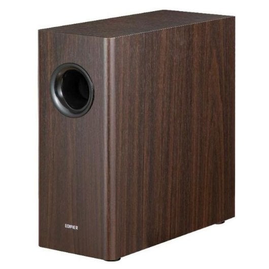 Altifalantes Edifier Subwoofer Ativo Sem Fios 70W Graves Potentes Madeira