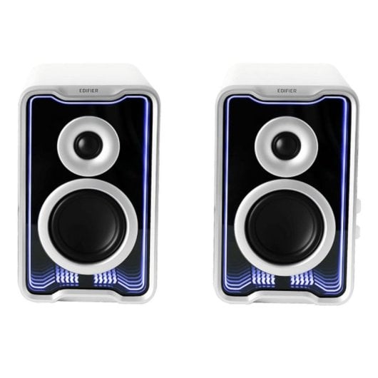 Altavoces Edifier 2.0 Blanco Bluetooth/USB/Aux 30 W con iluminación RGB