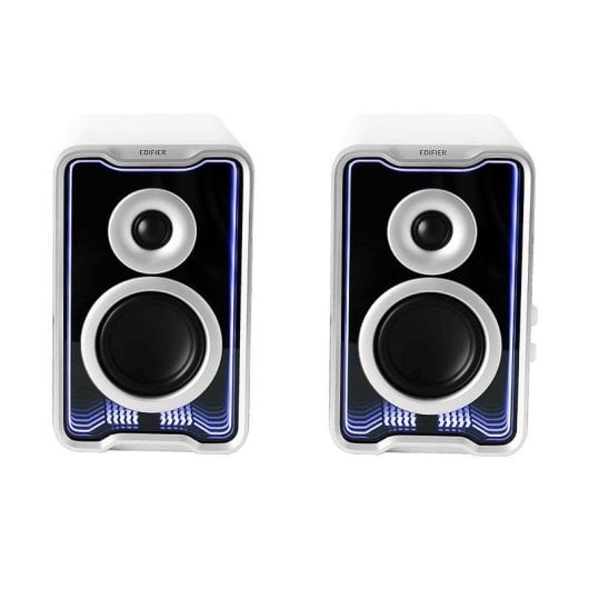 Altavoces Edifier 2.0 Blanco Bluetooth/USB/Aux 30 W con iluminación RGB