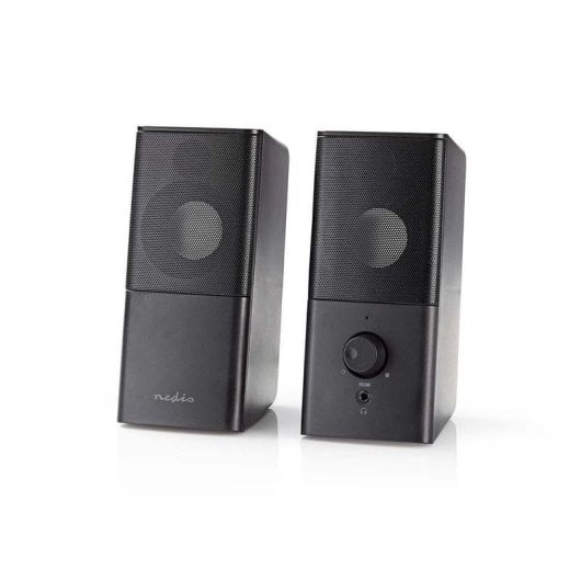 Altavoces Nedis 2.0 USB compactos 18W para PC escritorio