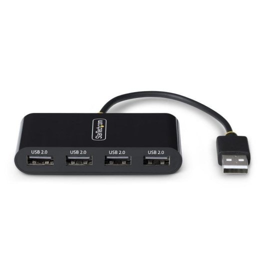 Hub StarTech 4 Ports USB 2.0 480 Mbps Modell ST4200MINI2-USB-HUB kompakt