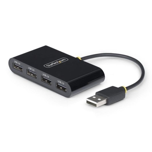 Hub StarTech 4 Ports USB 2.0 480 Mbps Modell ST4200MINI2-USB-HUB kompakt