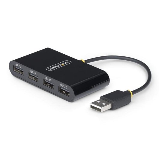 Hub StarTech 4 Ports USB 2.0 480 Mbps Modell ST4200MINI2-USB-HUB kompakt