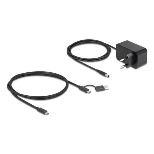 Hub DeLock 7 porte USB 10 Gbps modello 64326 in metallo con alimentazione AC