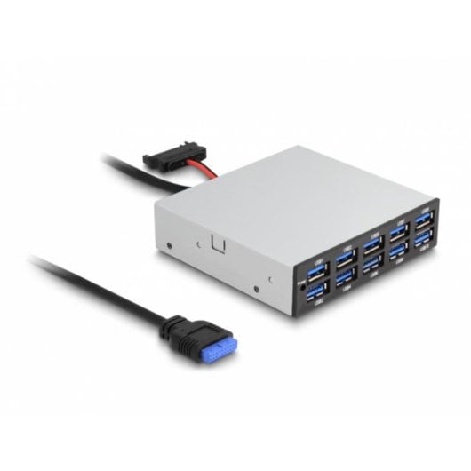 Hub DeLock 10 porte 5 Gbps modello 64208 per baie 3.5" USB 3.2 Gen 1