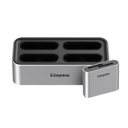 Estação de acoplamento Kingston WFS-S Workflow 4x USB-C Leitor SD UHS-II