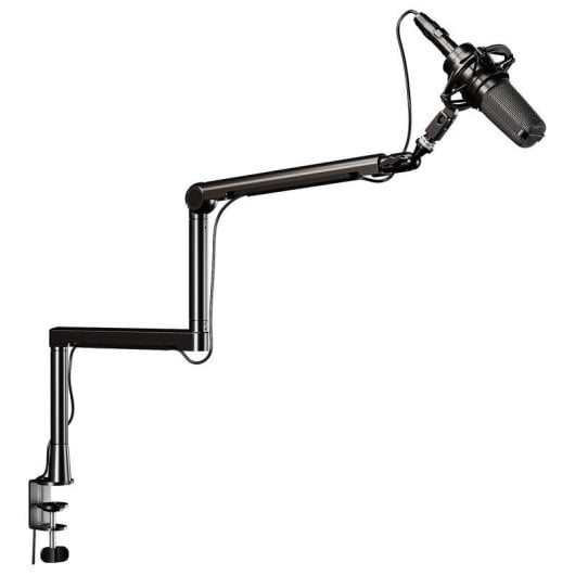 Microphone OPLITE OP-PMA bras articulé professionnel sans fil noir