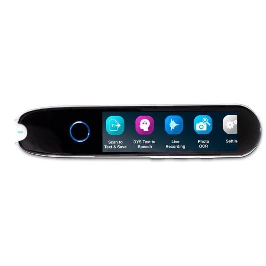 Scanner Iris IRISPen Reader 8 16GB LCD OCR Áudio USB-C Preto Branco