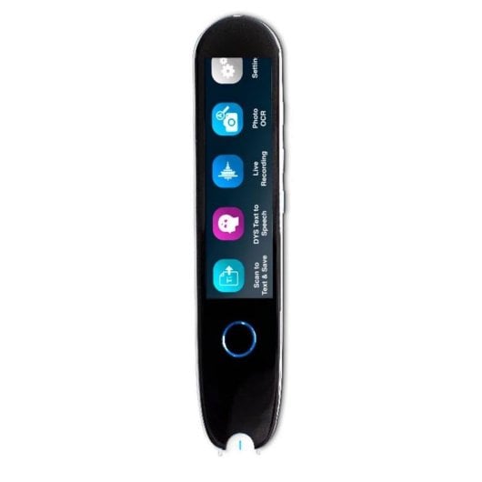 Scanner Iris IRISPen Reader 8 16GB LCD OCR Áudio USB-C Preto Branco