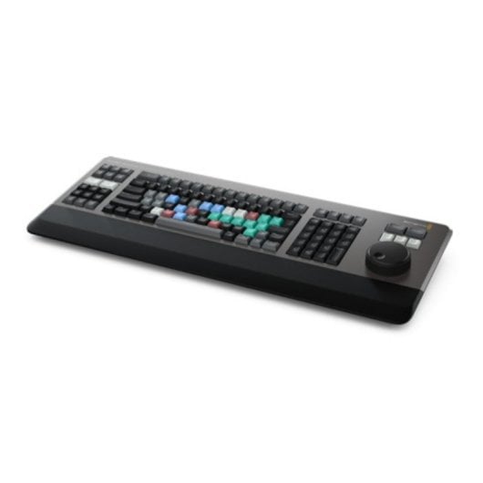 Tastiera Blackmagic Design DaVinci Resolve Editor QWERTY meccanica ergonomica con jog wheel USB-C