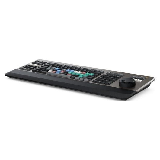 Tastiera Blackmagic Design DaVinci Resolve Editor QWERTY meccanica ergonomica con jog wheel USB-C