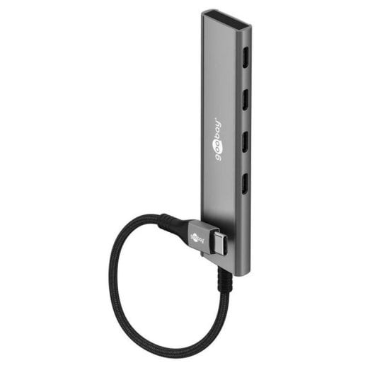Hub Goobay 4 ports 5 Gbps 76564 aluminium USB-C compact