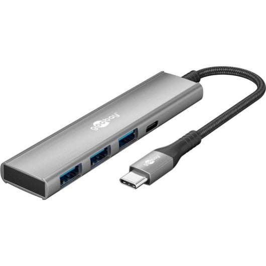 Hub Goobay 4 ports 5000 Mbit/s 76562 USB-C Slim aluminium