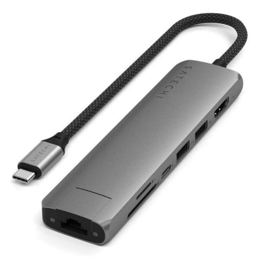 Hub Satechi 7 Ports 10 Gbps ST-P7SM mit Ethernet und HDMI