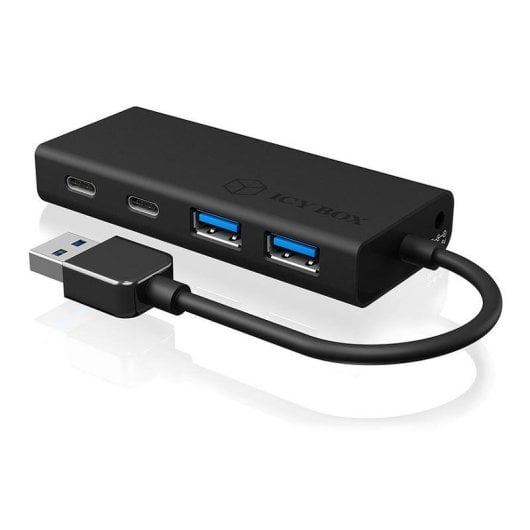 Hub ICYBOX 4 porte 5 Gbps modello IB-HUB1426-U3 USB-A e USB-C