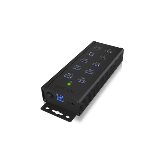 Hub ICY BOX 10 ports 5 Gbit/s IB-HUB1703-QC3 Aluminium Charge rapide