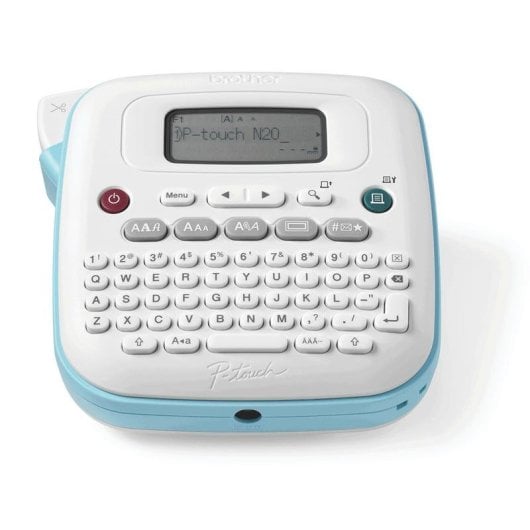 Impressora Etiquetas Portátil Brother PT-N20 LCD Apagamento Automático 12 mm