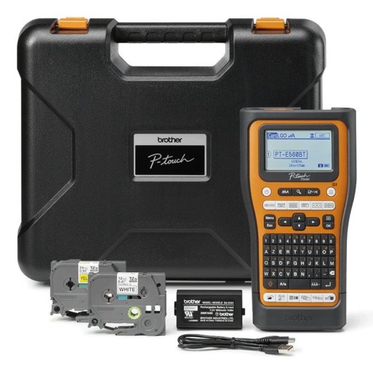 Imprimante étiquettes Thermique Bluetooth Wi-Fi Brother PT-E560BTVP AZERTY découpe automatique