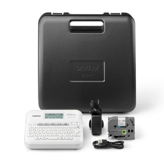 Stampante Etichette Termica USB Brother PT-D410VP QWERTY Display LCD