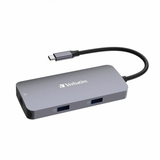 Hub Verbatim 5 porte 5 Gbps modello CMH-05 HDMI Ethernet USB-C PD