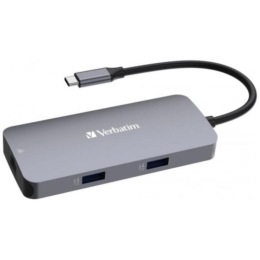 Hub Verbatim 5 porte 5 Gbps modello CMH-05 HDMI Ethernet USB-C PD