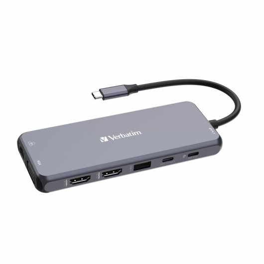 Hub Verbatim 14 porte 5 Gb/s modello CMH-14 HDMI VGA Audio SD PD