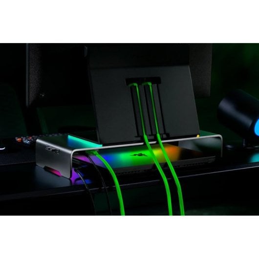Monitorständer Razer RC21-02320100-R3M1 RGB Aluminium USB-C USB-A HDMI 24-27 Zoll